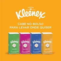 Lenço de Papel de Bolso Kleenex Dia a Dia - Unitário com 10 Lenços