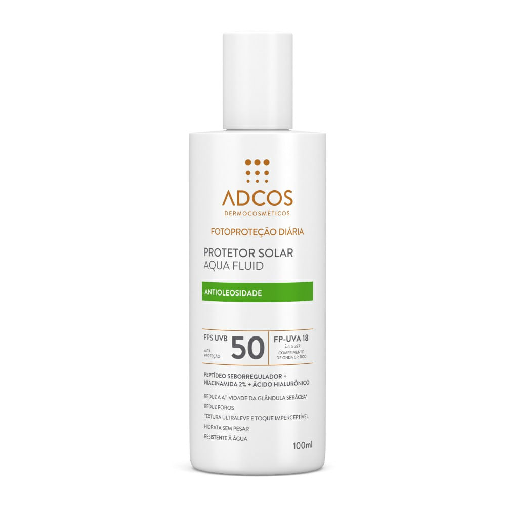 Protetor Solar Adcos Aqua Fluid Fps50 100ml