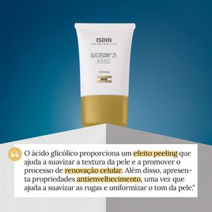 Gel Facial Ácido Glicólico Isdin Isdinceutics Glicoisdin 25 Intense Efeito Peeling 50g