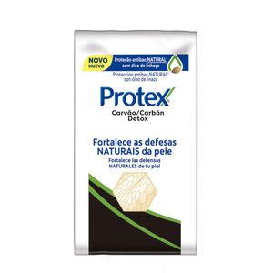 Sabonete Em Barra Protex Carvão Detox 6 Unidades De 85g Cada