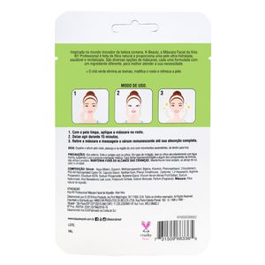 Máscara facial Kiss New York Chá verde 20ml