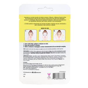 Máscara facial Kiss New York Limão 20ml