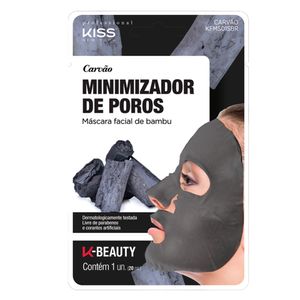 Máscara facial de bambu Kiss New York Carvão 20ml