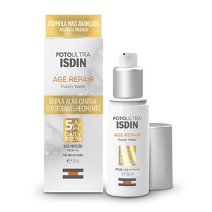 Protetor Solar Facial Antiaging Isdin Foto Ultra Fusion Water Age Repair Fps50 50ml