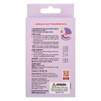 Unha Kiss New York Pink Infantil Unicorn 24 unidades