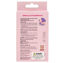 Unha Kiss New York Pink Infantil Rainbow 24 unidades