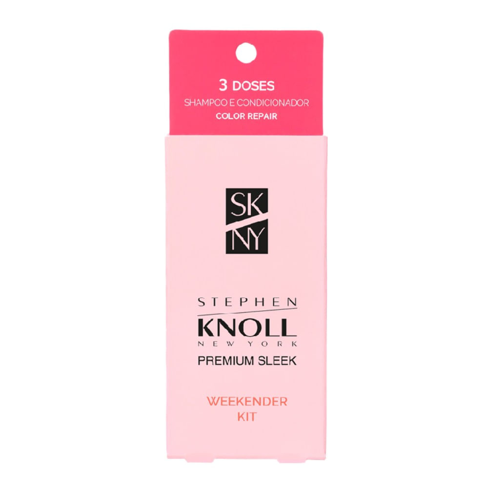 Stephen Knoll Weekender Kit Color Repair– 03 Sachês Shampoo + 3 Sachês Condicionador 76g