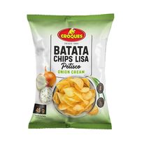 Batata Chips Lisa Croques Petisco Onion Cream 45g