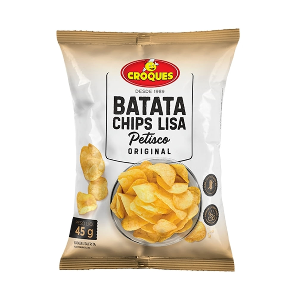 Batata Chips Lisa Croques Petisco Original 45g - Drogaria Venancio