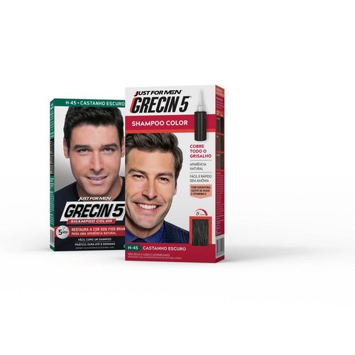 Shampoo Color Grecin 5 Castanho Escuro 60ml
