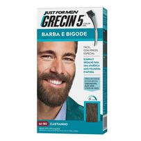 Gel Color Grecin 5 Barba E Bigode Castanho 120ml