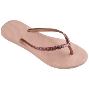 Sandálias Havaianas Slim Glitter II Rosa 33/34