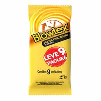 Preservativo Blowtex Prazer Prolongado 9 Unidades