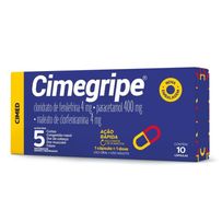 Antigripal Cimegripe Cimed 10 Cápsulas