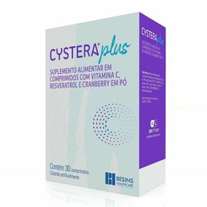 Suplemento Alimentar Cystera Plus 30 Comprimidos
