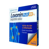 Loxonin Flex 100mg Daiichi-Sankyo 3 Adesivos