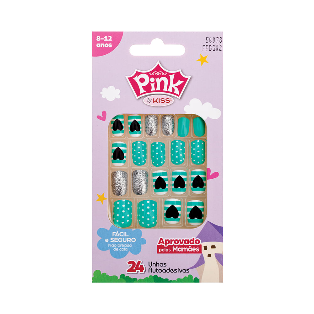 Unha Infantil Kiss New York Pop Princess