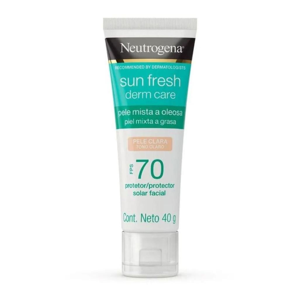 Protetor Solar Facial Neutrogena Sun Fresh Oily Skin Pele Clara FPS 70 40g