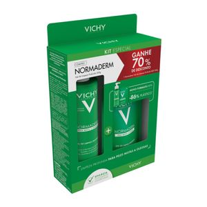 Kit Vichy Normaderm Gel De Limpeza Profunda 300g + Gel De Limpeza Profunda 240g