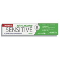 Gel Dental Sensitive Dentalfresh Alívio Imediato Hortelã 90g