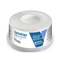 Esparadrapo Impermeável V.Help Branco 1,2cmx4,5m 1 Unidade