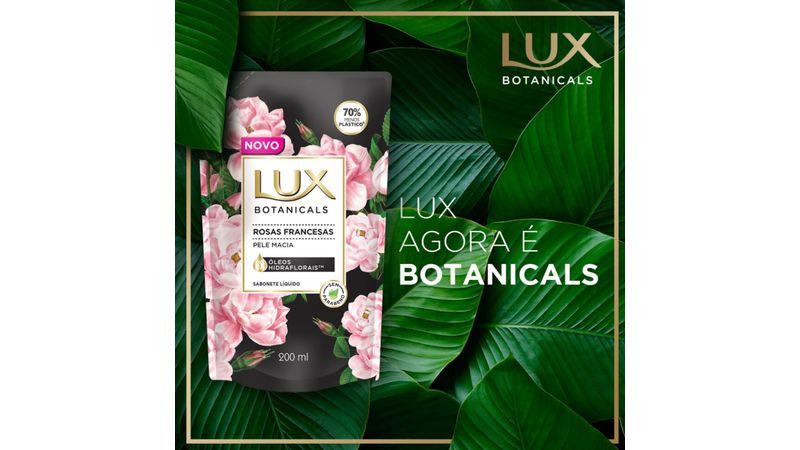 Sabonete Líquido Lux Refil 200 ml Rosas Francesas - LojasLivia