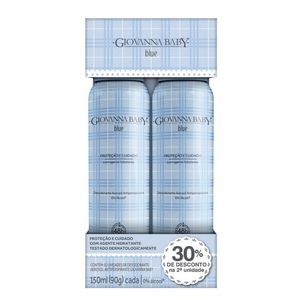 Desodorante Aerosol Giovanna Baby Blue 2 Unidades de 150ml Cada