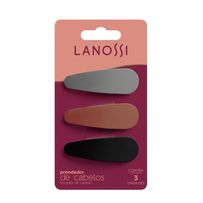 Prendedor De Cabelo Lanossi Stilus 3 Unidades