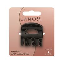 Prendedor De Cabelo Lanossi M Preta 1 Unidade