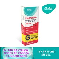 Ibuprofeno 400mg Medley 10 Cápsulas Líquidas