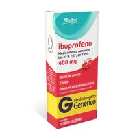 Ibuprofeno 400mg Medley 10 Cápsulas Líquidas