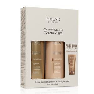 Kit Amend Expertise Shampoo Complete Repair 250ml + Condicionador Complete Repair 250ml + Máscara Reconstrutora Complete Repair 45g