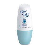 Desodorante Antitranspirante Rollon Inoar Banho A Banho Sem Perfume 55ml