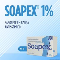 Soapex 1% sabonete 80g Nova Fórmula