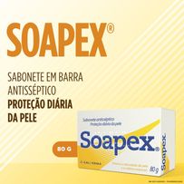 Sabonete Em Barra Galderma Soapex Antisséptico 80g