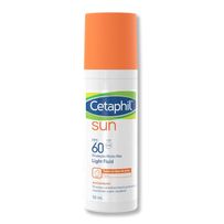 Protetor Solar Facial Cetaphil Sun Light Fluid Antioxidante Sem Cor Fps60 50ml
