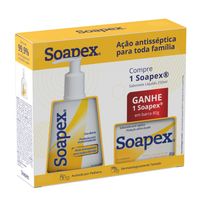 Kit Sabonete Líquido Soapex 250ml + Sabonete em Barra 80g
