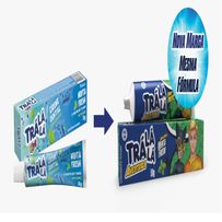 Creme Dental Trá Lá Lá Aventura Kids Menta Fresh 50g