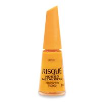 Esmalte Risqué Nosso Metaverso Amarelo Cremoso Preconceito Flopou 8ml