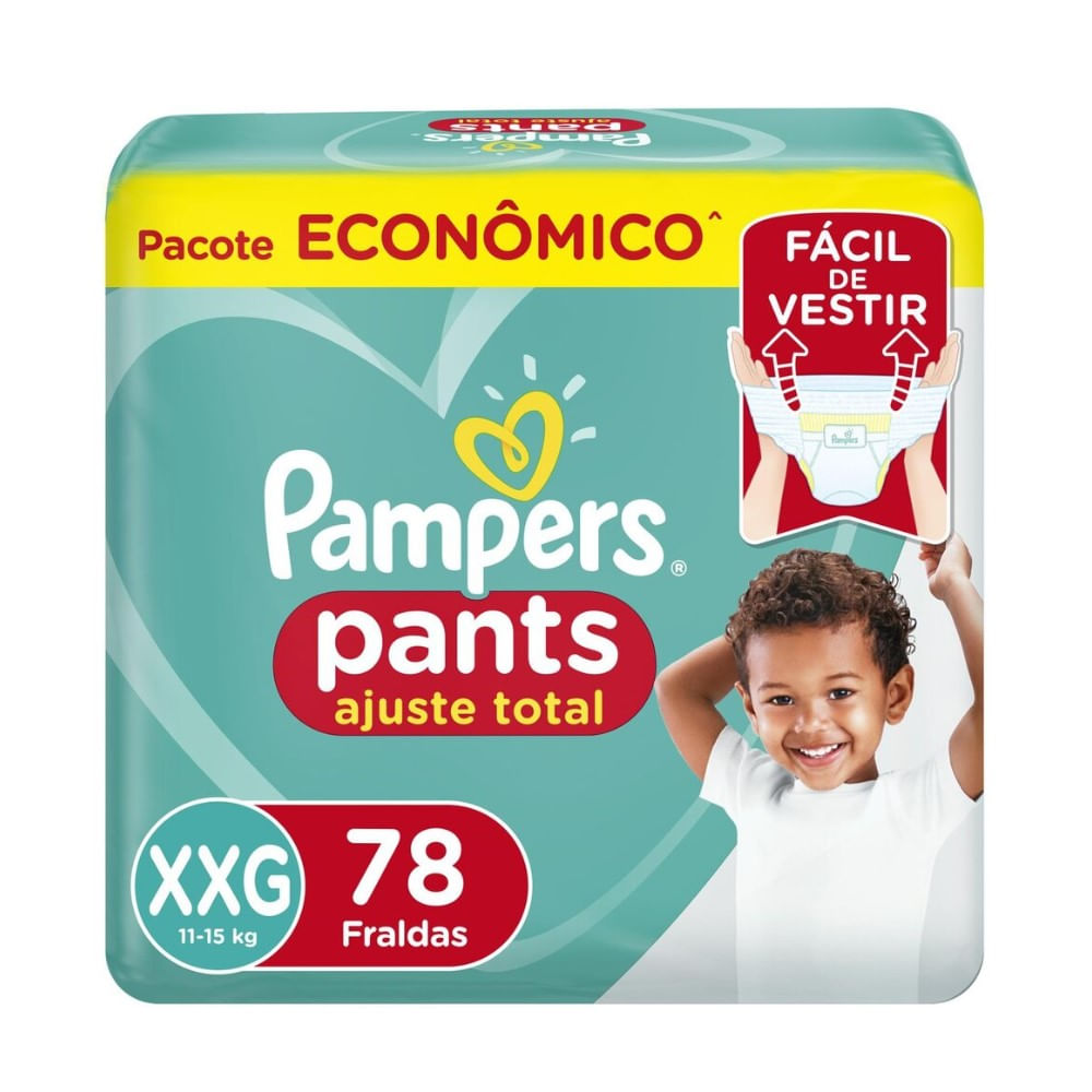 Fralda Pampers Pants Premium Care M 78 unidades - Drogaria Venancio