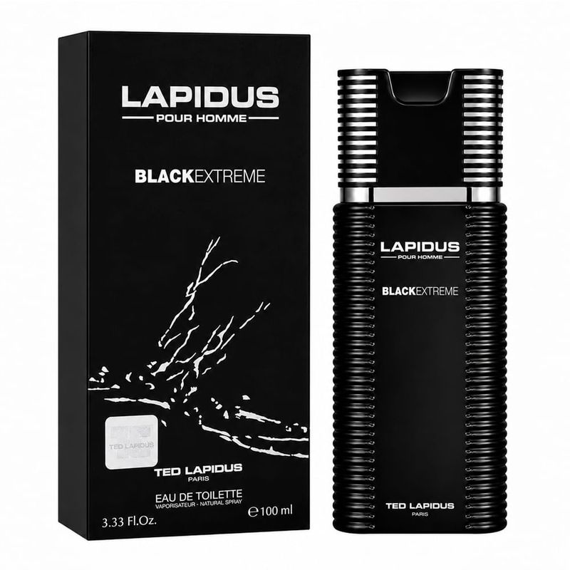 Ted Lapidus Lapidus Pour Homme Black Extreme Eau de Toilette - Perfume Masculino 100ml