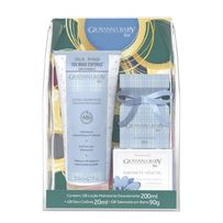 Kit Giovanna Baby Blue Loção Hidratante Corporal 200ml + Deo Colônia Desodorante 20ml + Sabonete Em Barra vegetal Óleo De Macadâmia E Vitamina E 90g