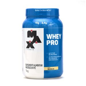 Suplemento Alimentar Max Titanium Whey Pro Baunilha 1kg