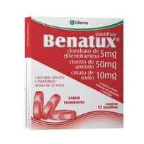 Benatux Cifarma Framboesa 12 Pastilhas