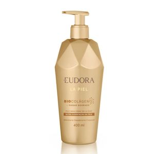 Hidratante Desodorante Corporal Eudora La Piel Biocolágeno Âmbar Dourado 400ml