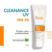 Protetor Solar Avène Cleanance Uv Fps70 Antiolesidade 40g