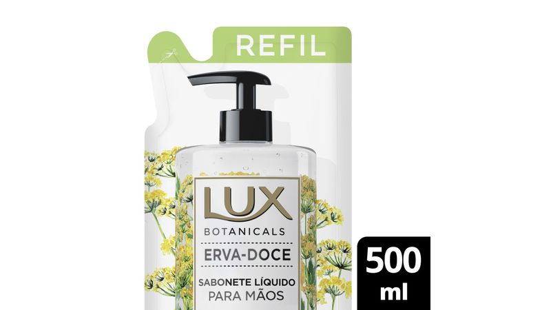Sabonete Líquido para Mãos Lux Botanicals Erva Doce com 500ml