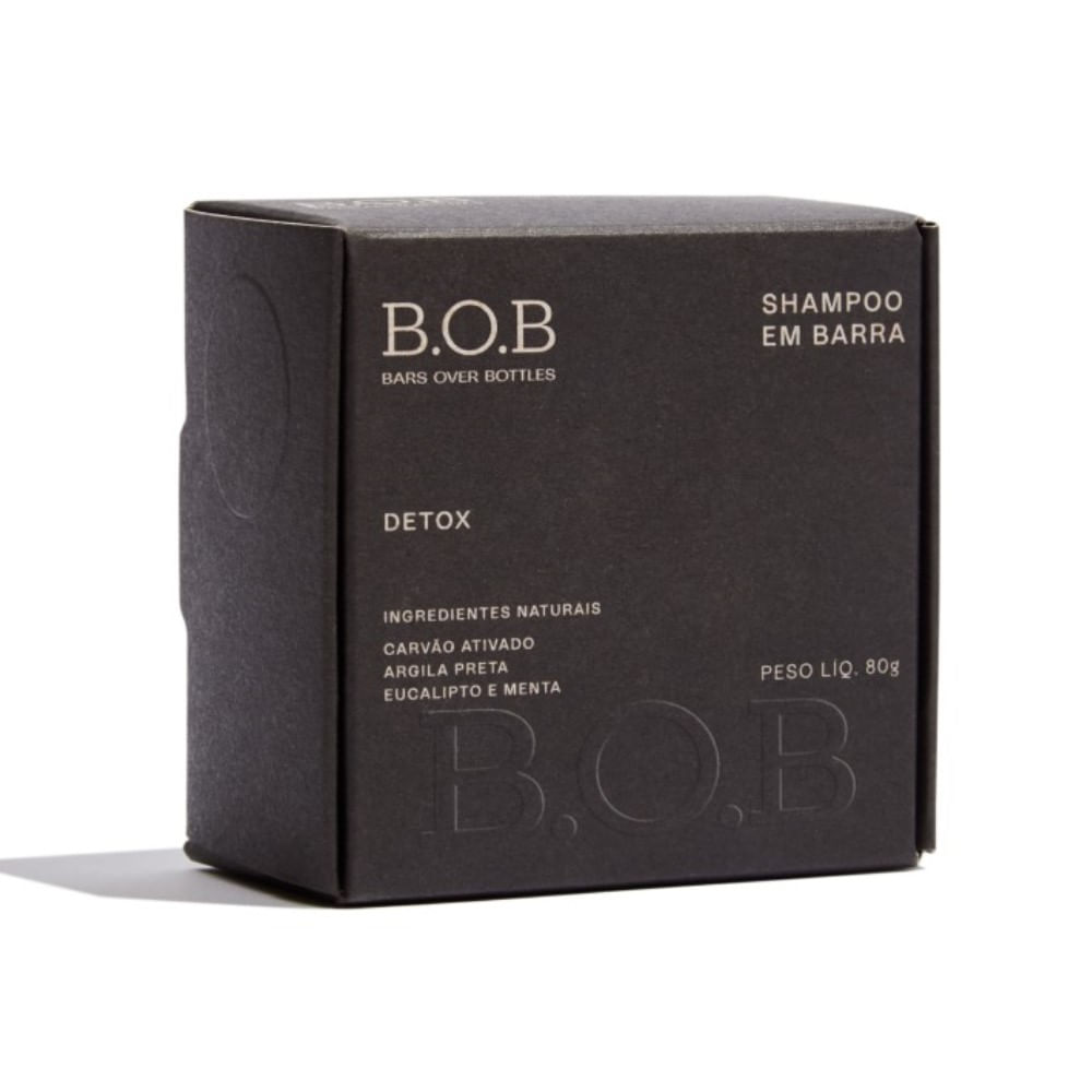 Shampoo Em Barra B.O.B Detox 80g