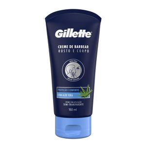 Creme De Barbear Rosto E Corpo Gillette Proteção e Conforto 150ml