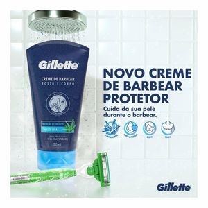 Creme De Barbear Rosto E Corpo Gillette Proteção e Conforto 150ml
